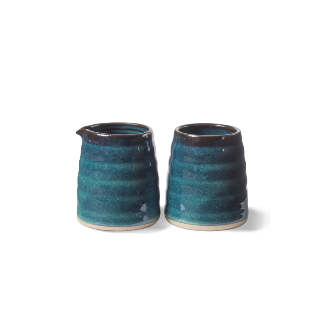 Monterey Blue Sugar and Creamer Set of 2