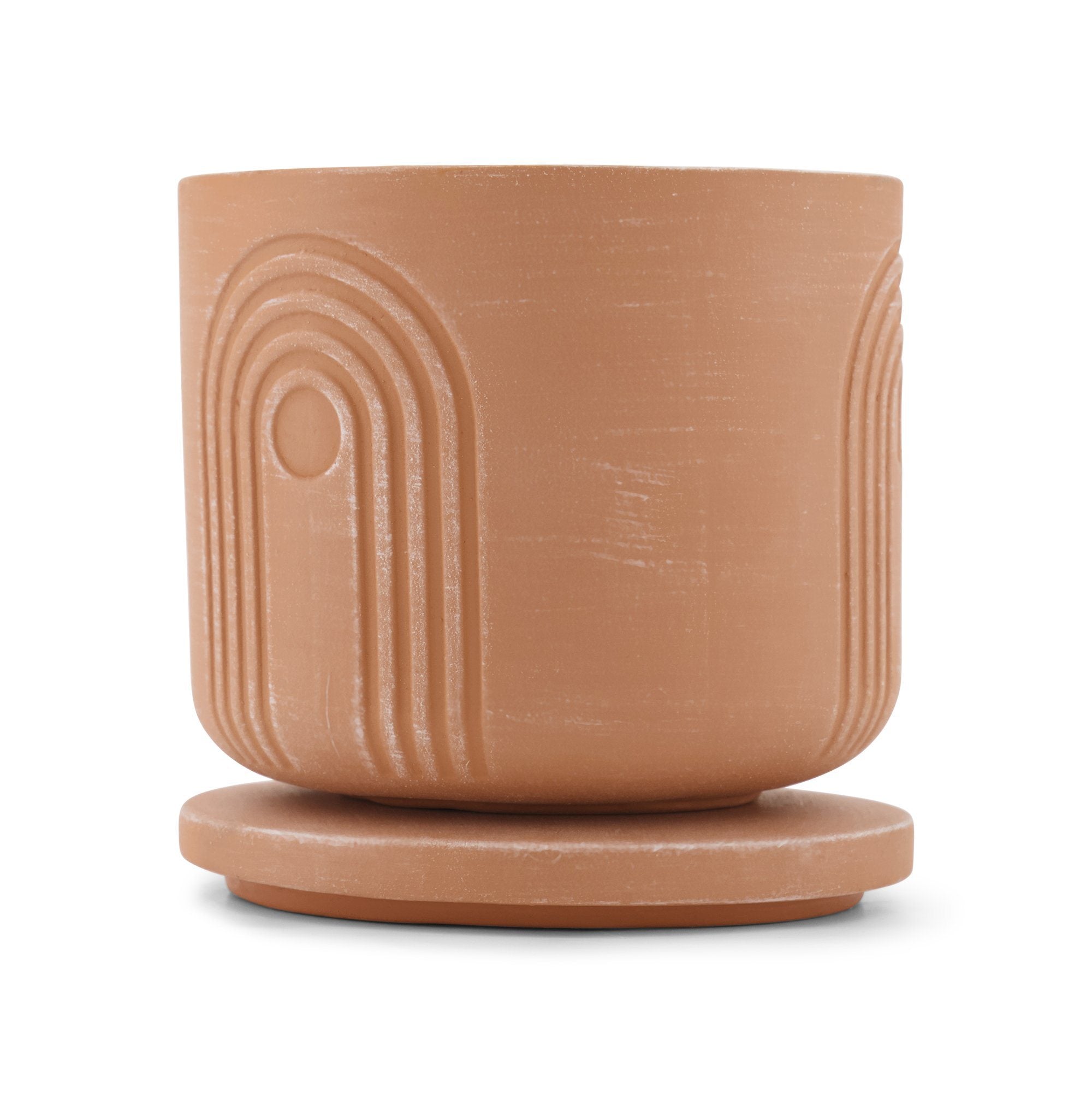 Daily Starters Terracotta Glow-and-Grow Candle Pot