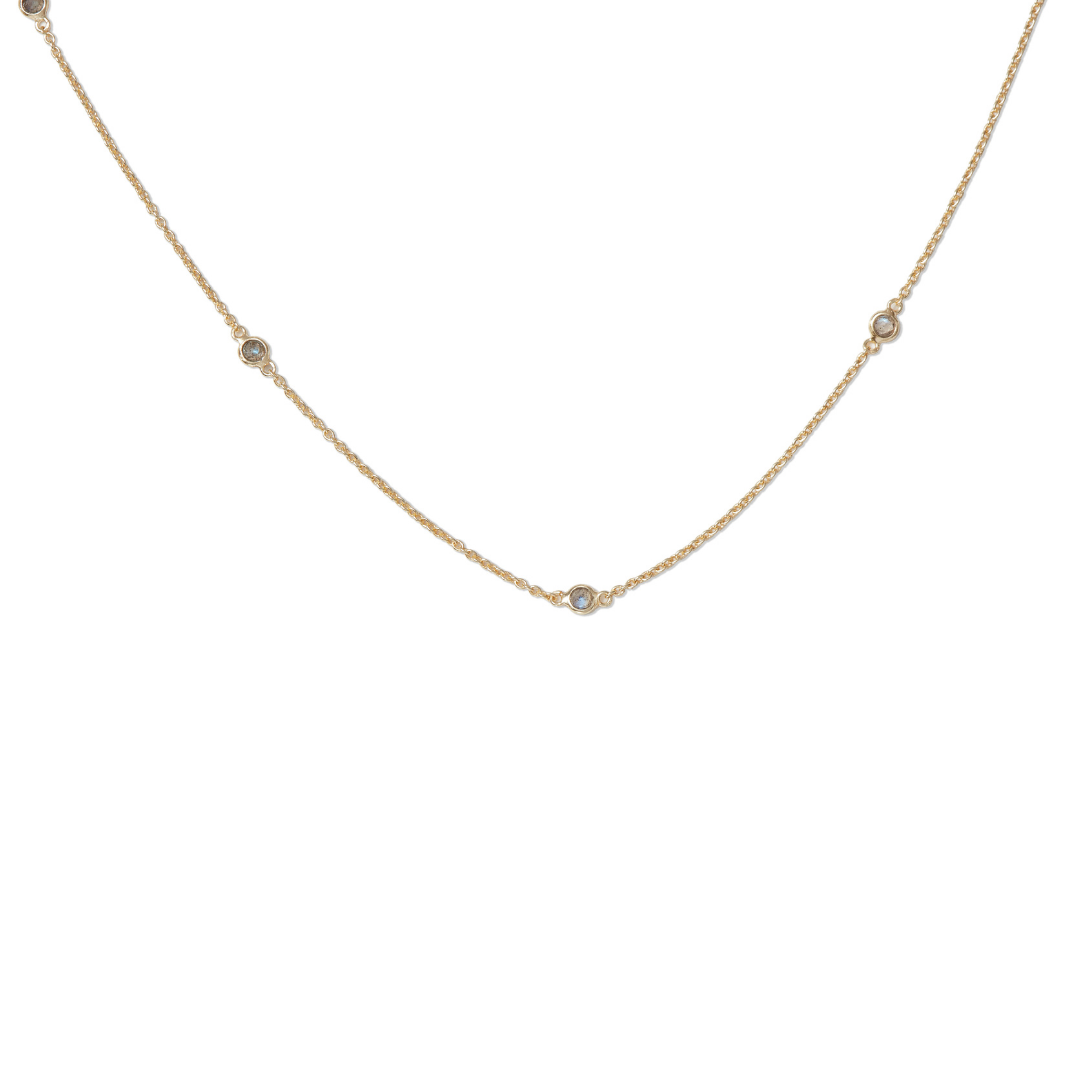 Ellipsis Labradorite Necklace