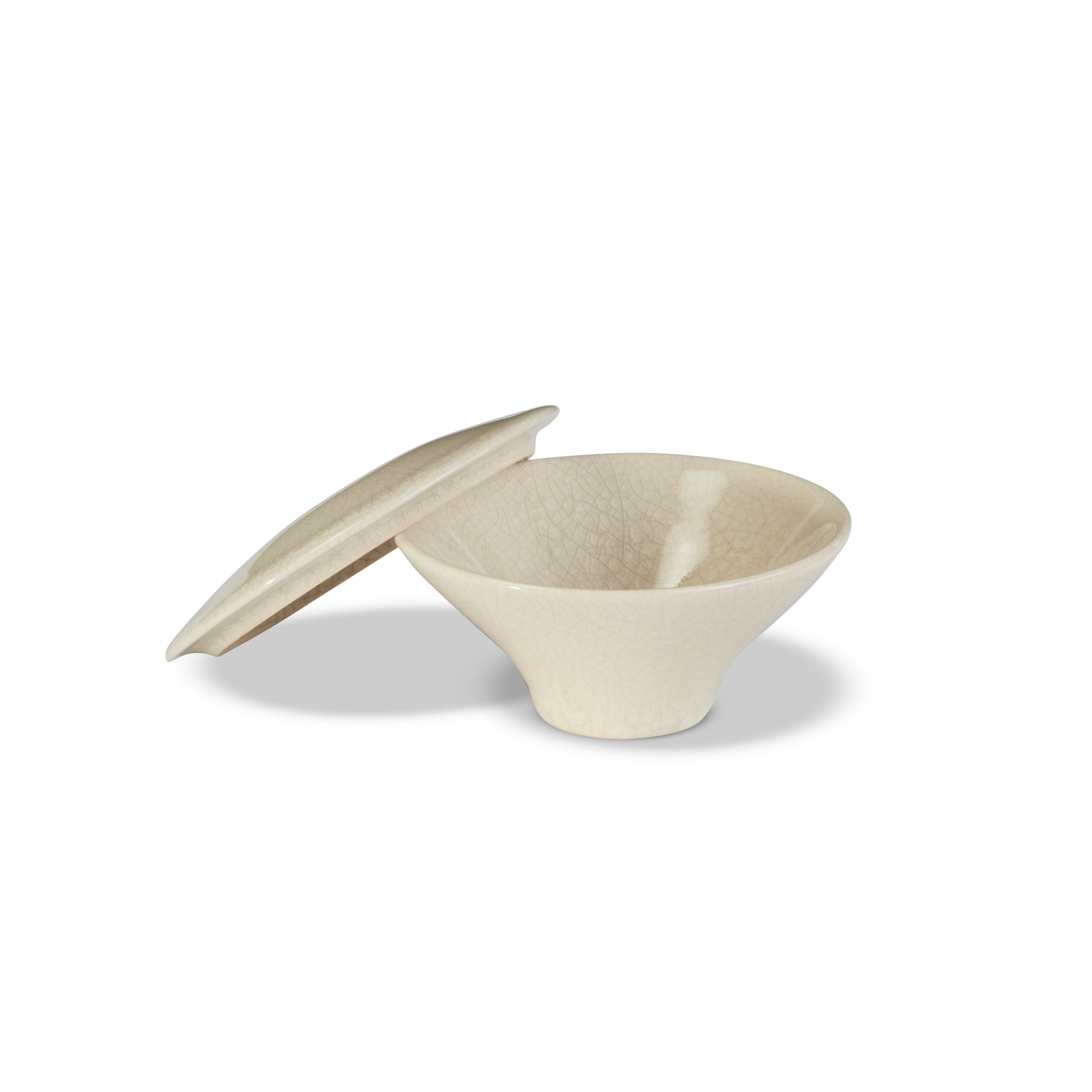 Crackle Covered Bowl Small