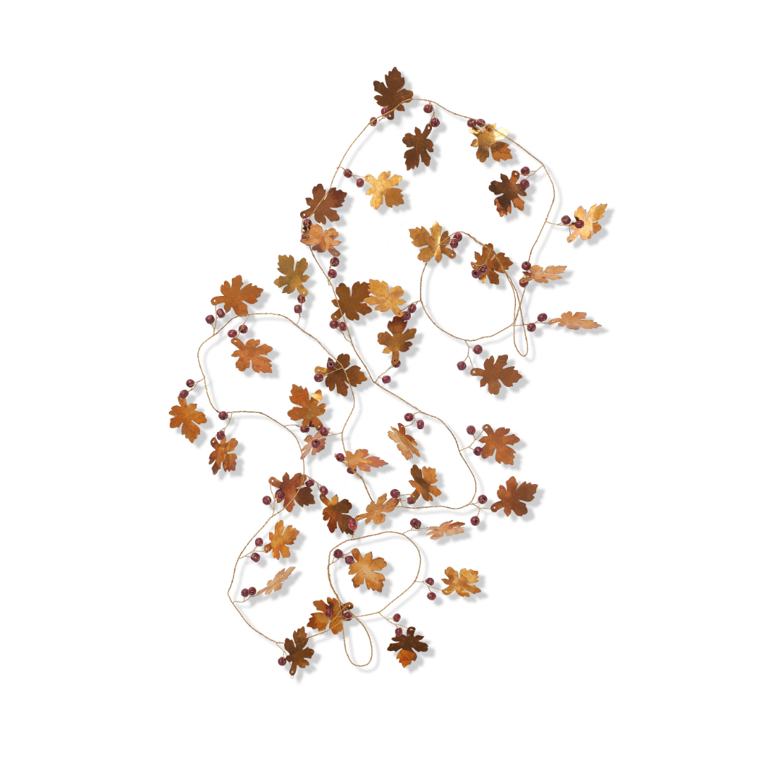 Brass Maple Leaf Garland