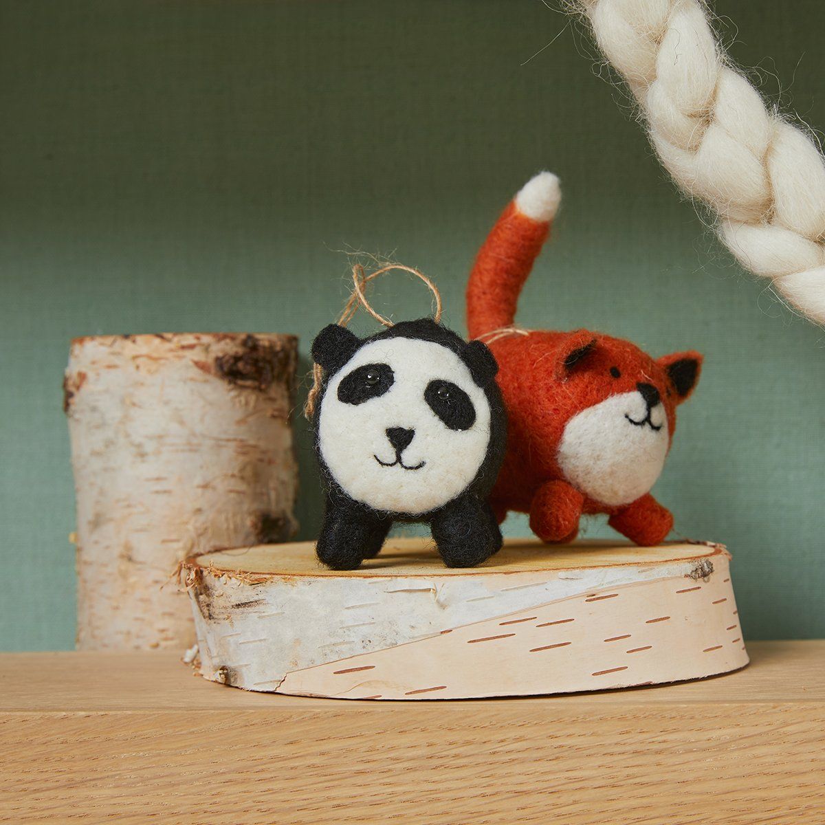 Fat Animal Ornaments Set of 3
