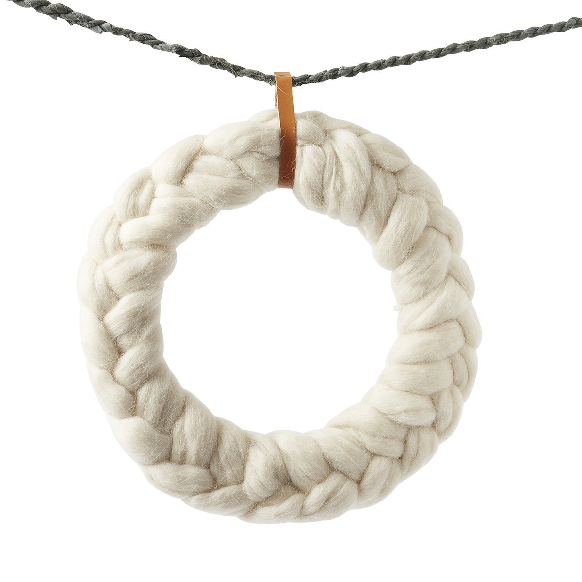 Felt Braided Wreath