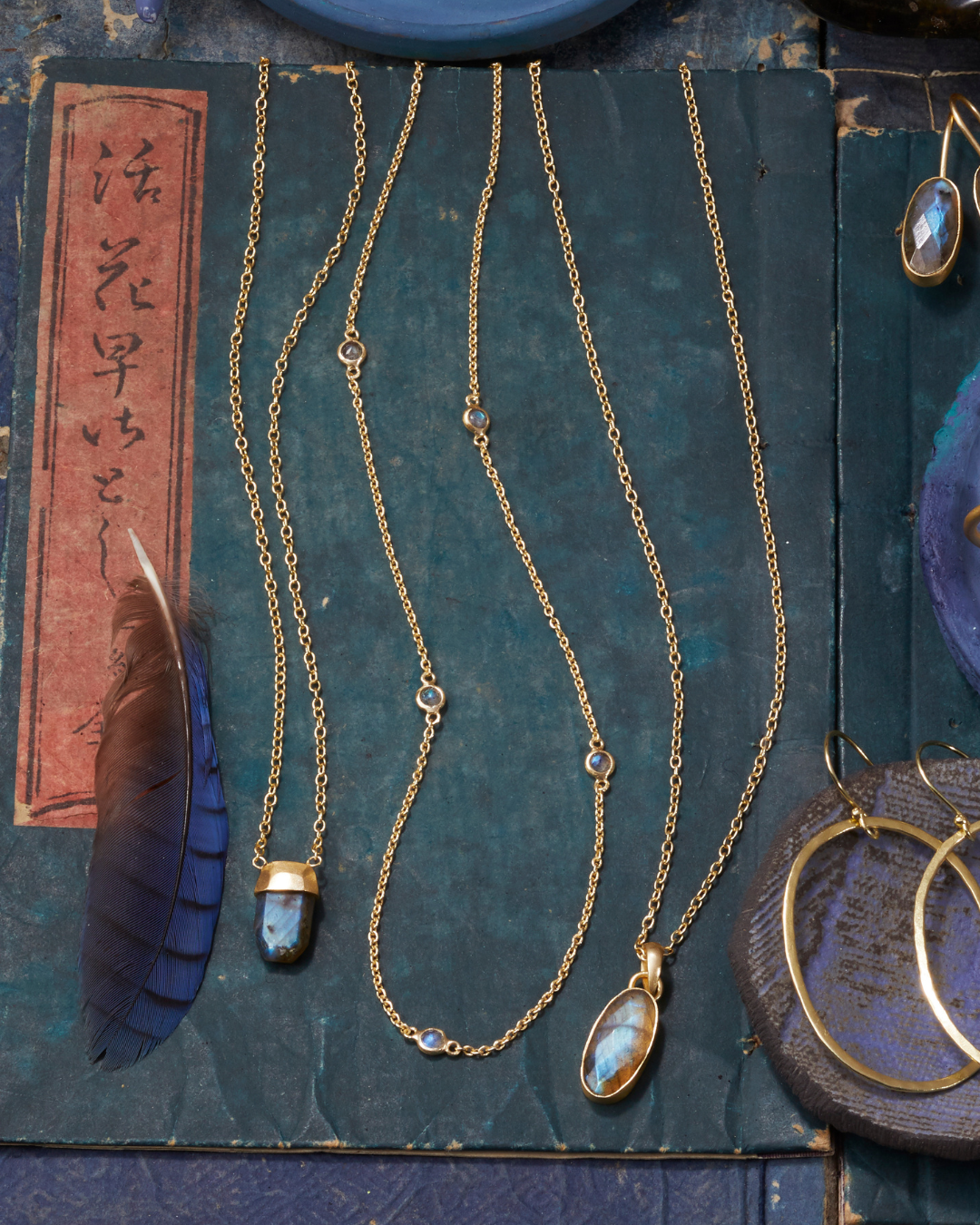 Nain Pendant Necklace Labradorite