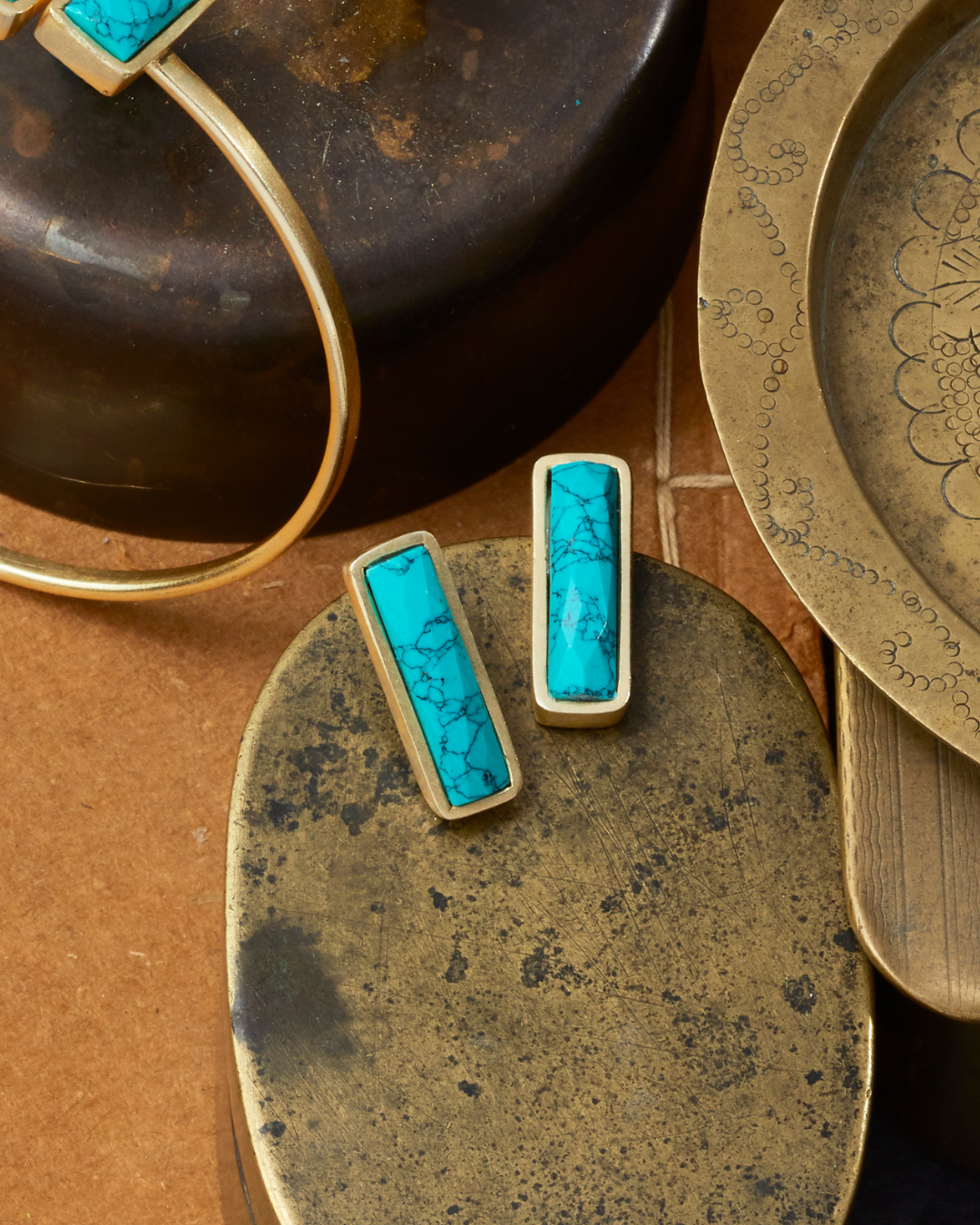 Turquoise Post Earrings