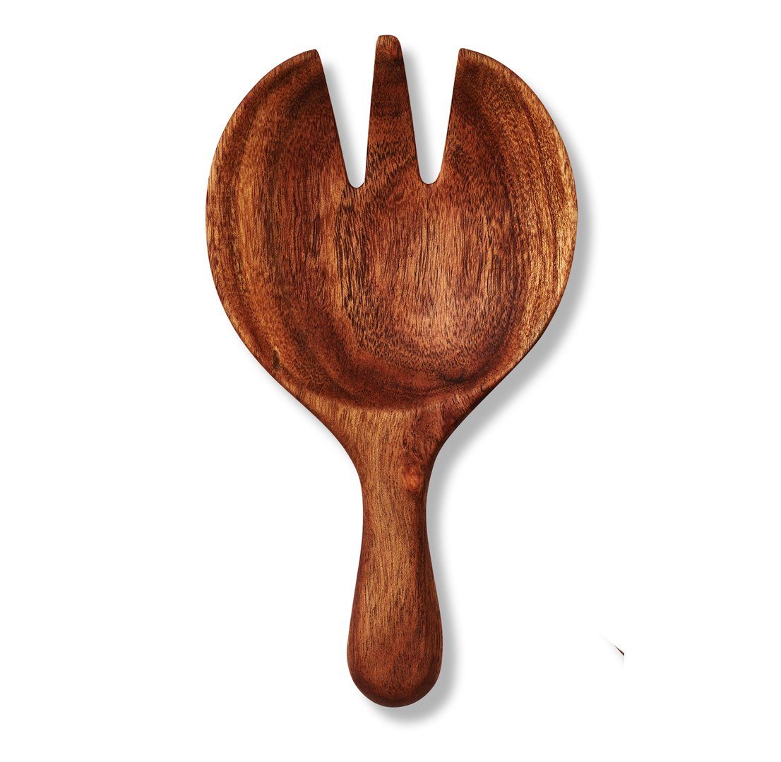 Forestry Wooden Salad Servers Set of 2