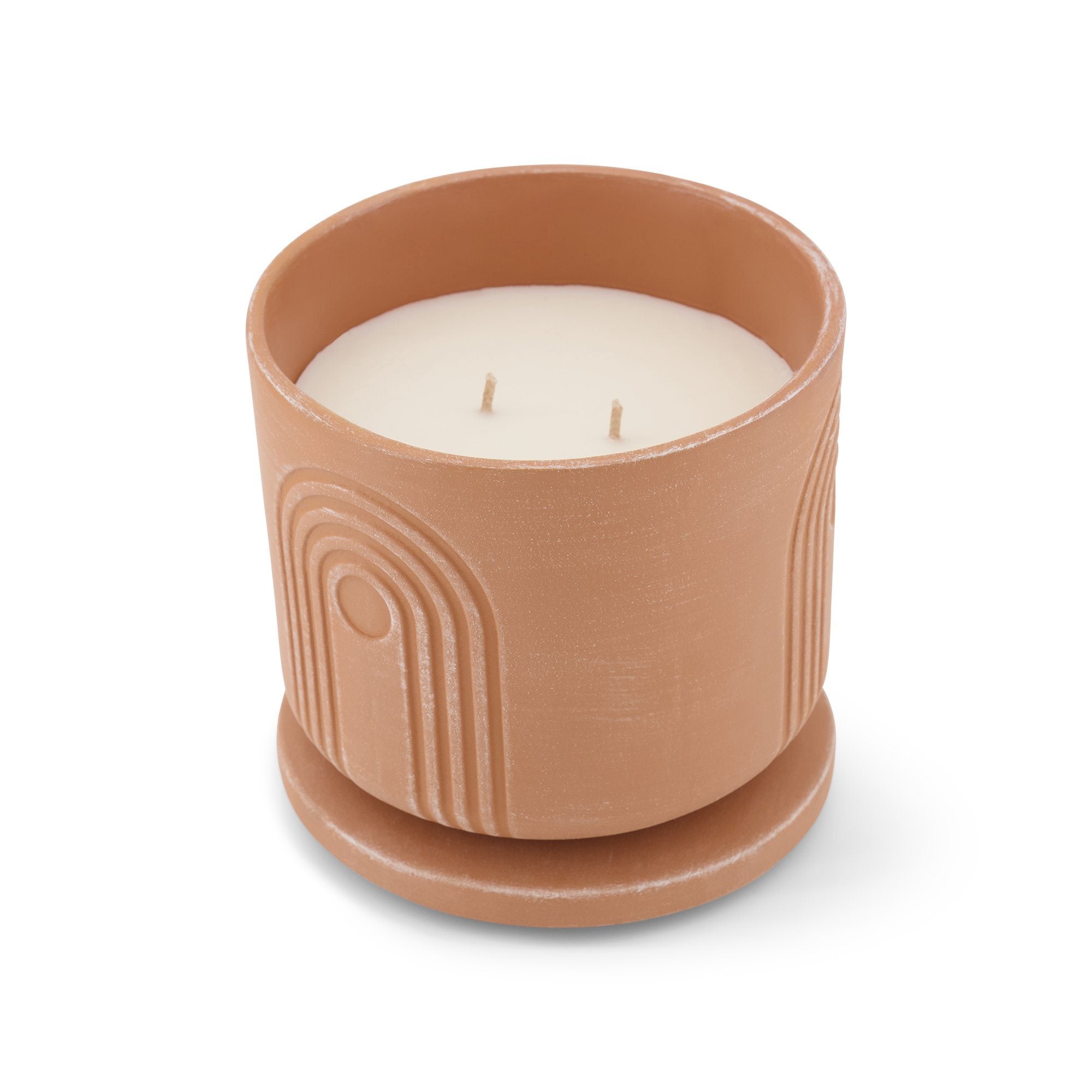 Daily Starters Terracotta Glow-and-Grow Candle Pot