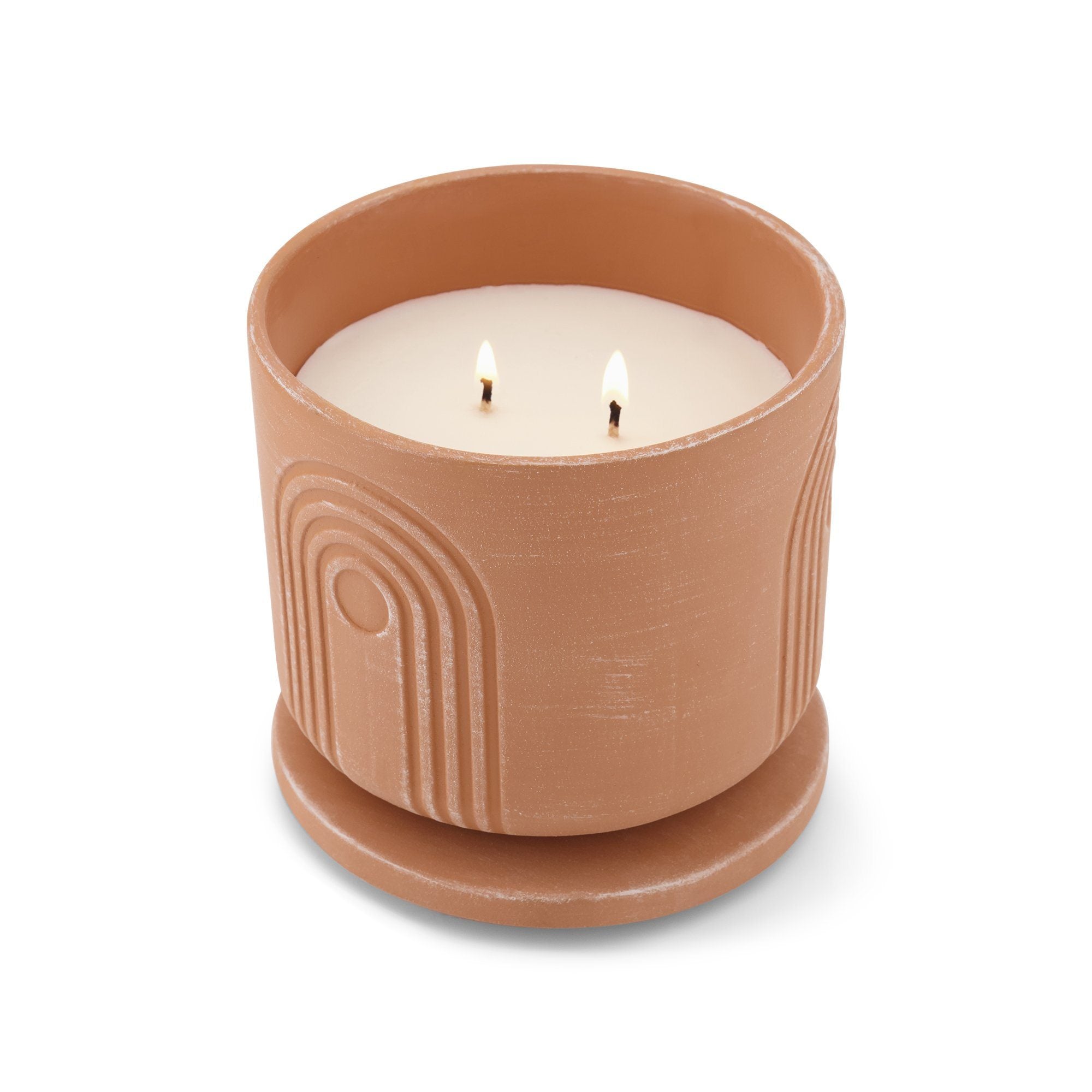 Daily Starters Terracotta Glow-and-Grow Candle Pot