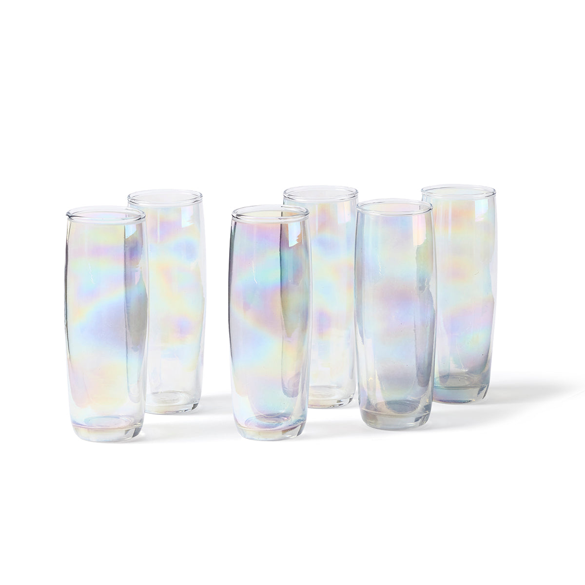 Luster Glass Champagne Set of 6
