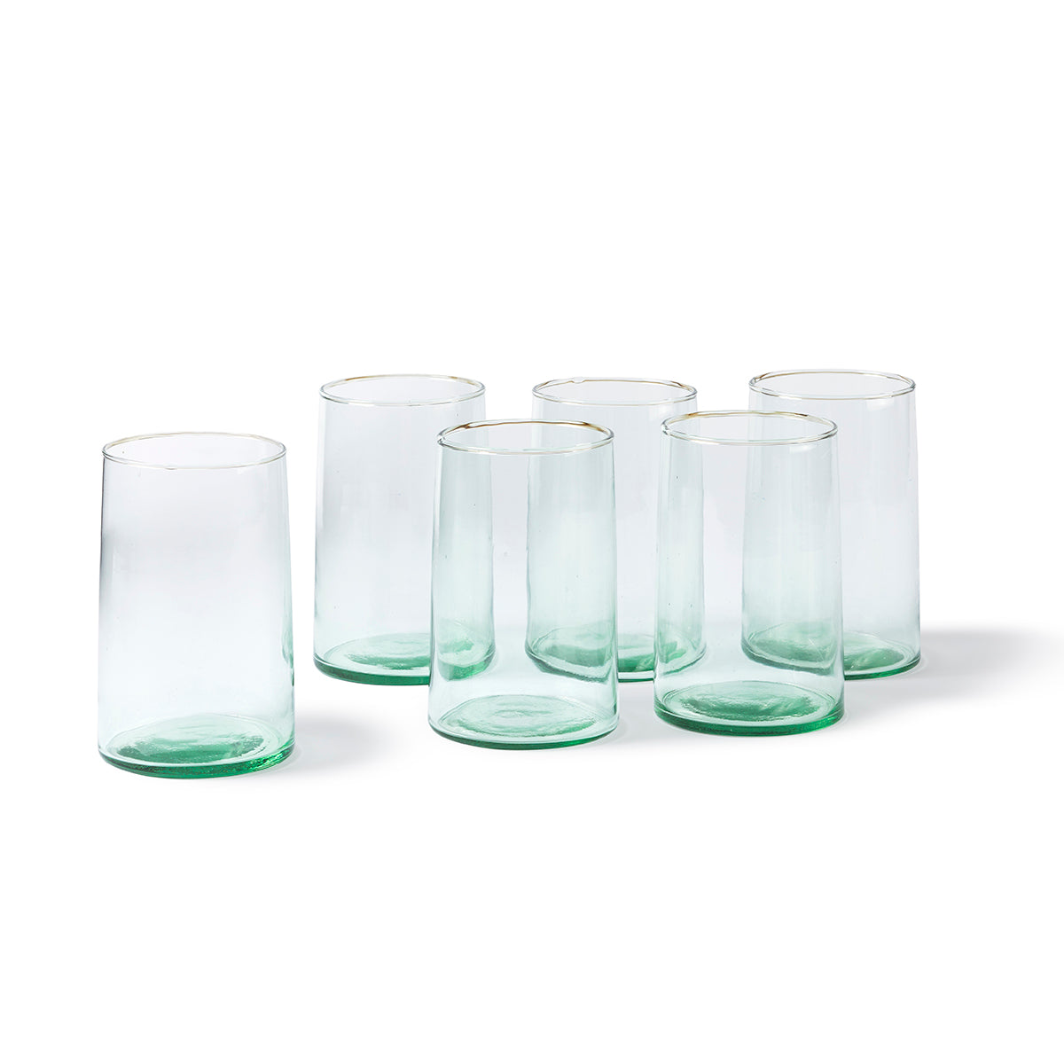Gaia Recycled Glass Tumbler 4.75" Set of 6