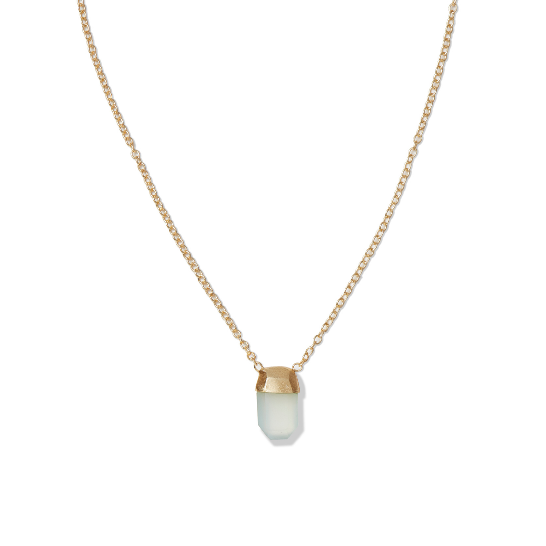 Nain Pendant Necklace Chalcedony