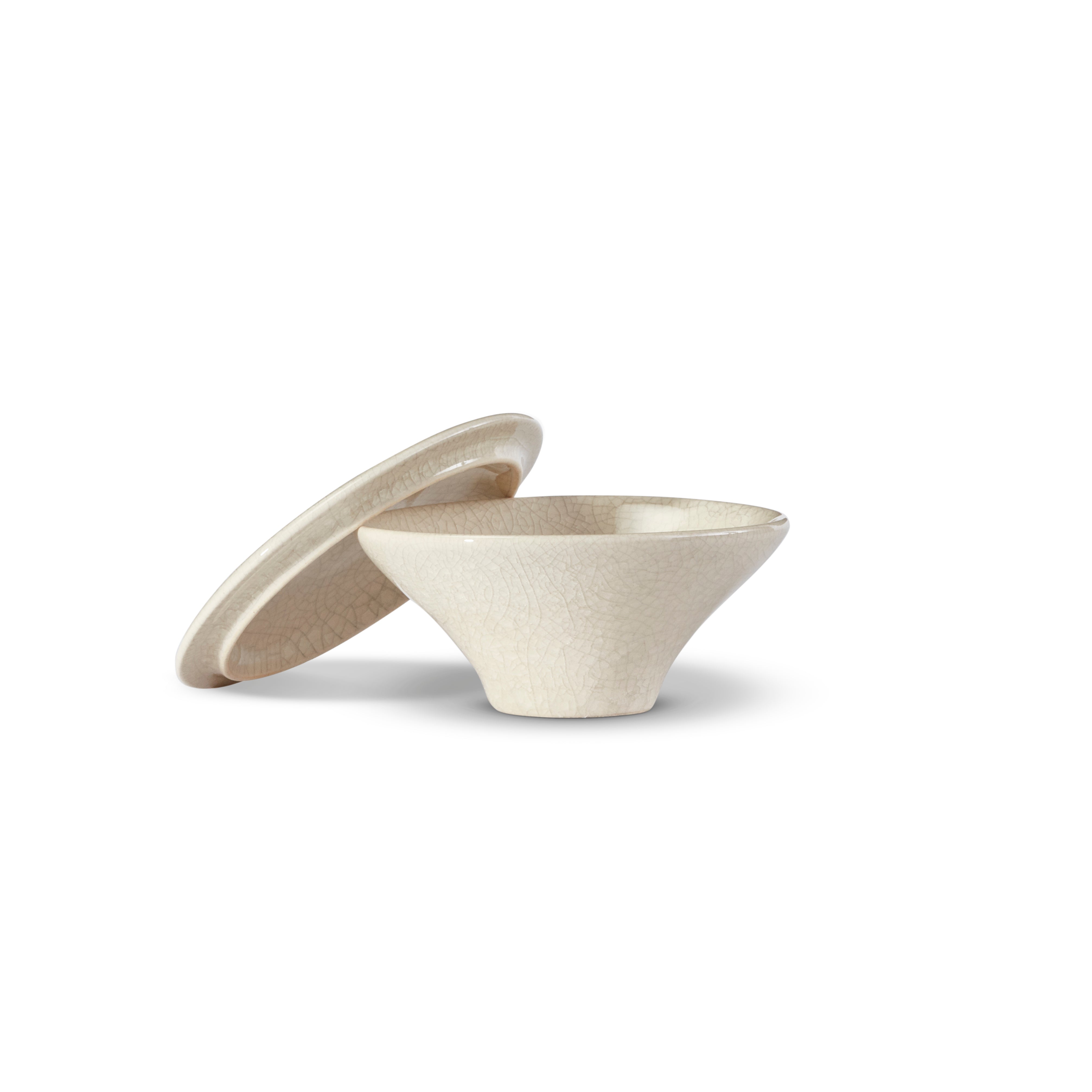 Crackle Covered Bowl Small