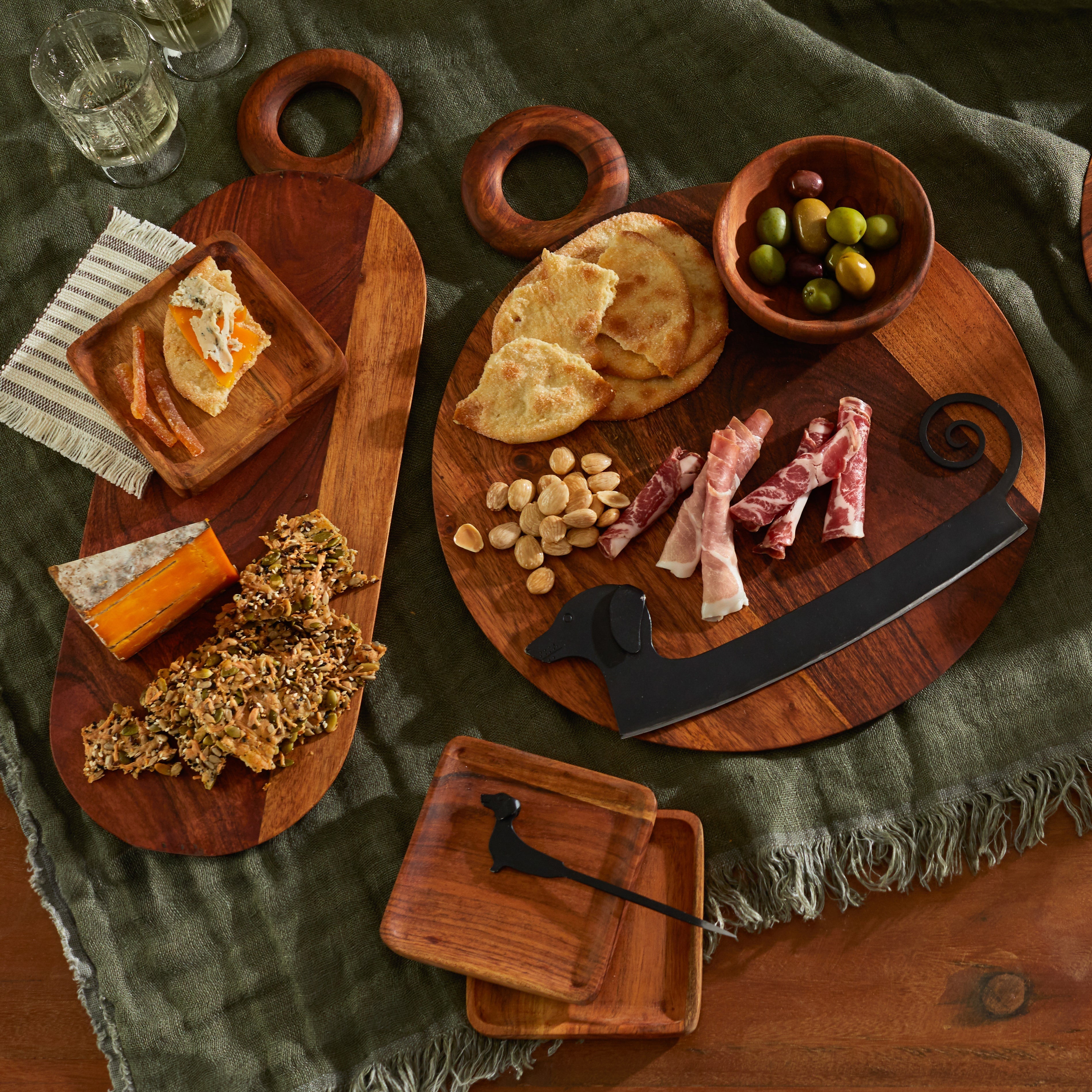 Forestry Charcuterie Oval Board