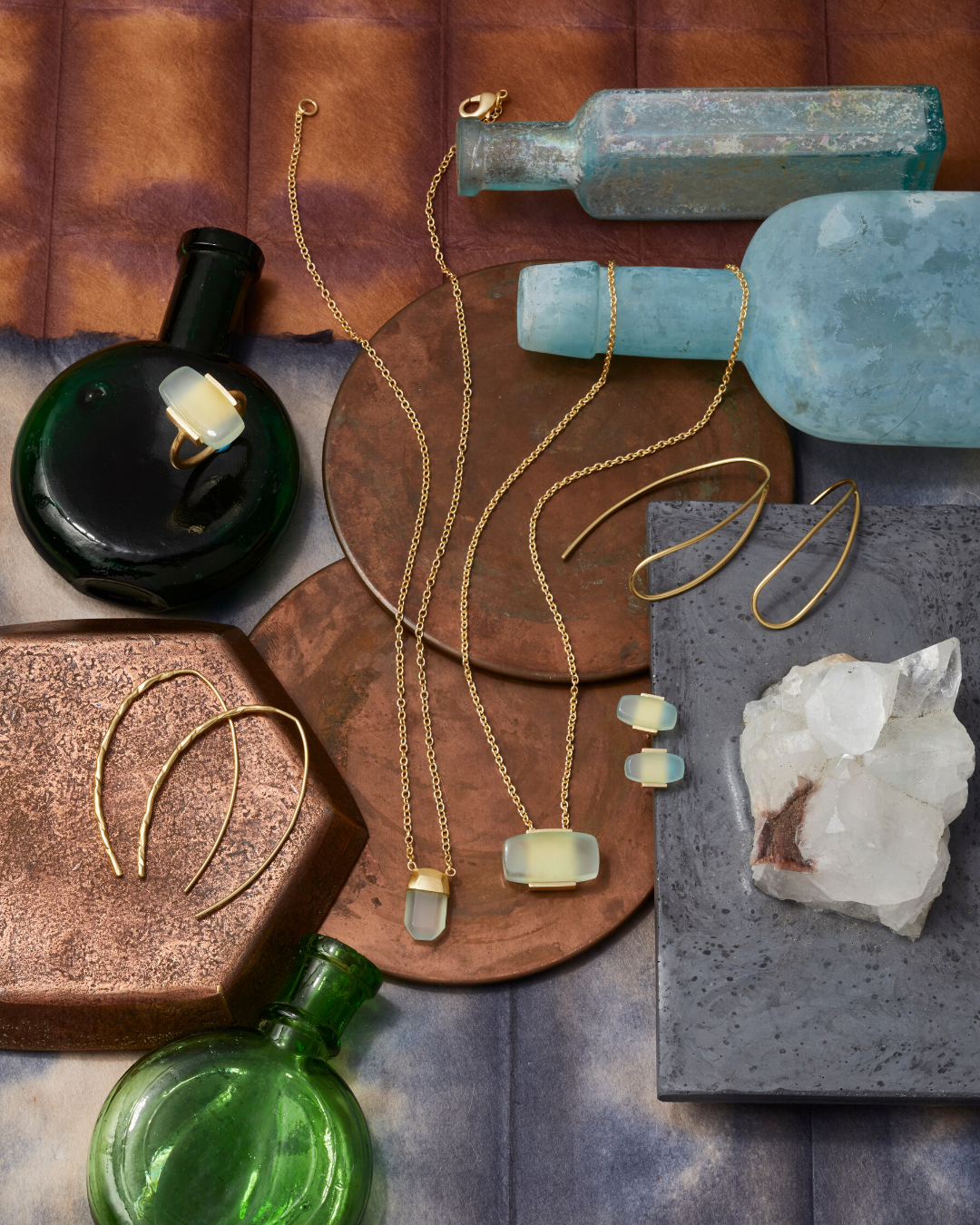 Aqua ChalcedonyI Post Earrings