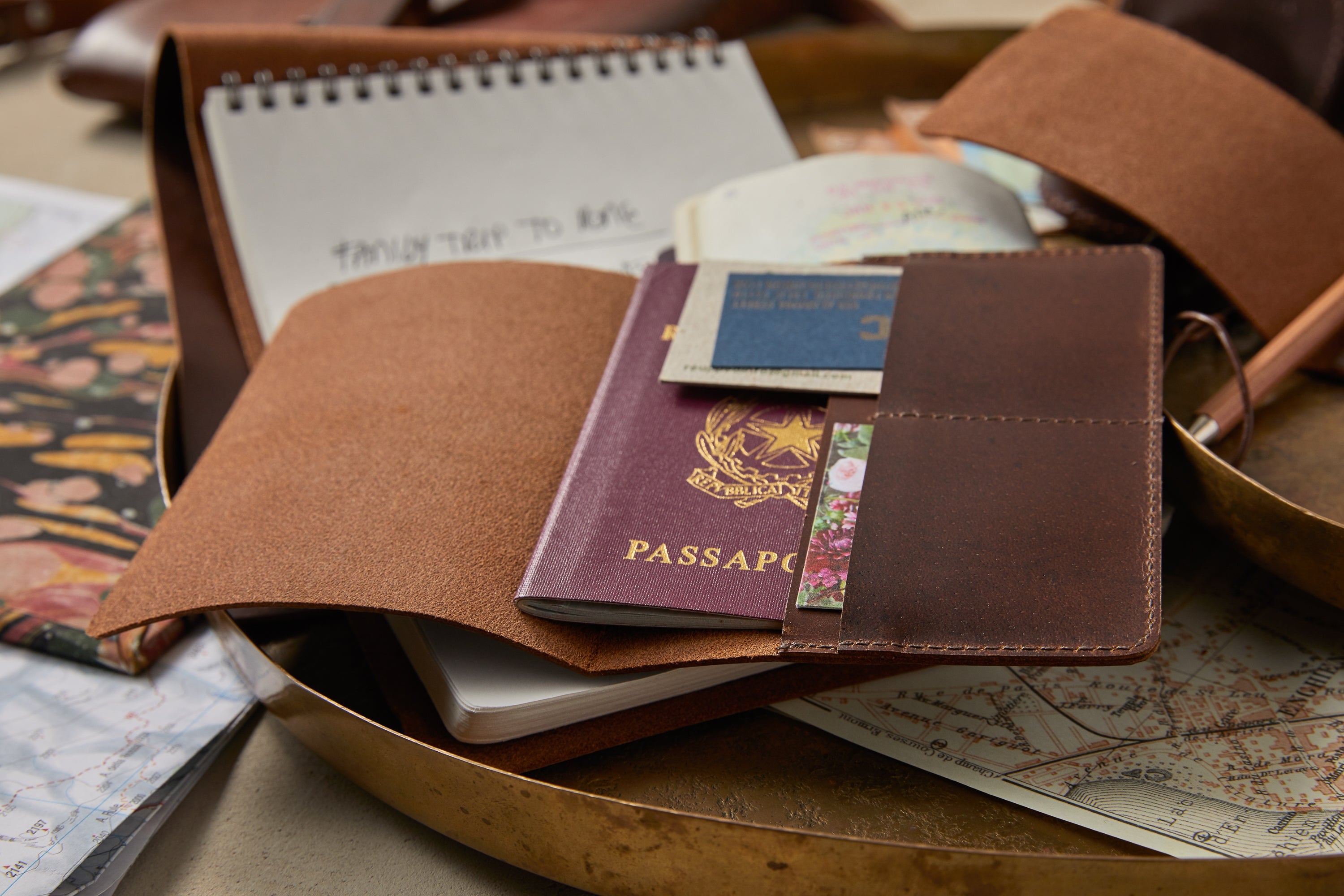 Leather Passport Holder