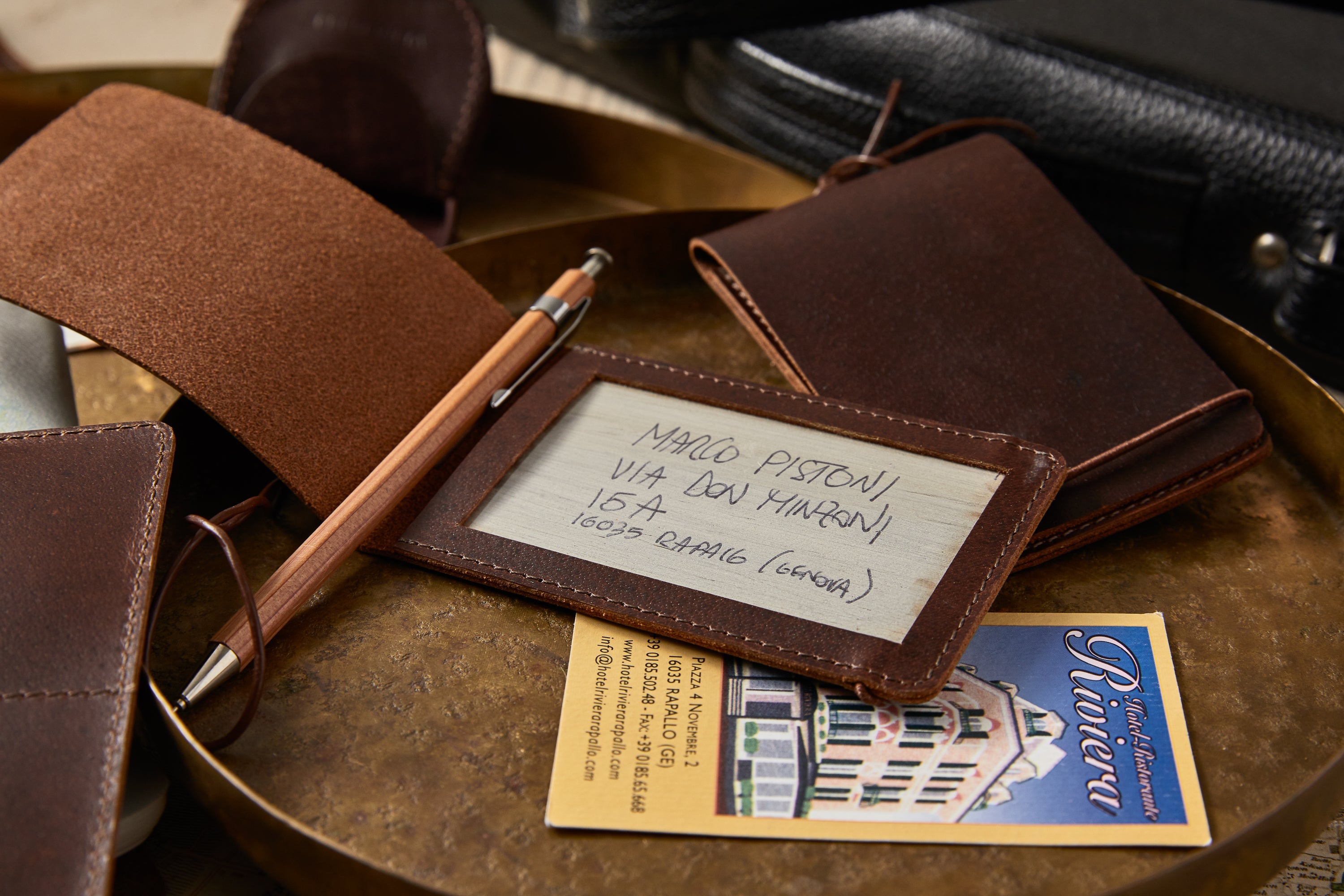 Leather Luggage Tag