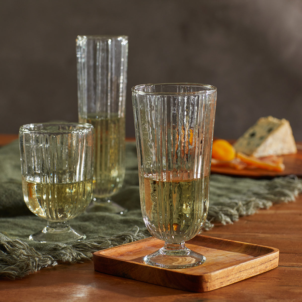 Ripple Water Glasses Set of 4