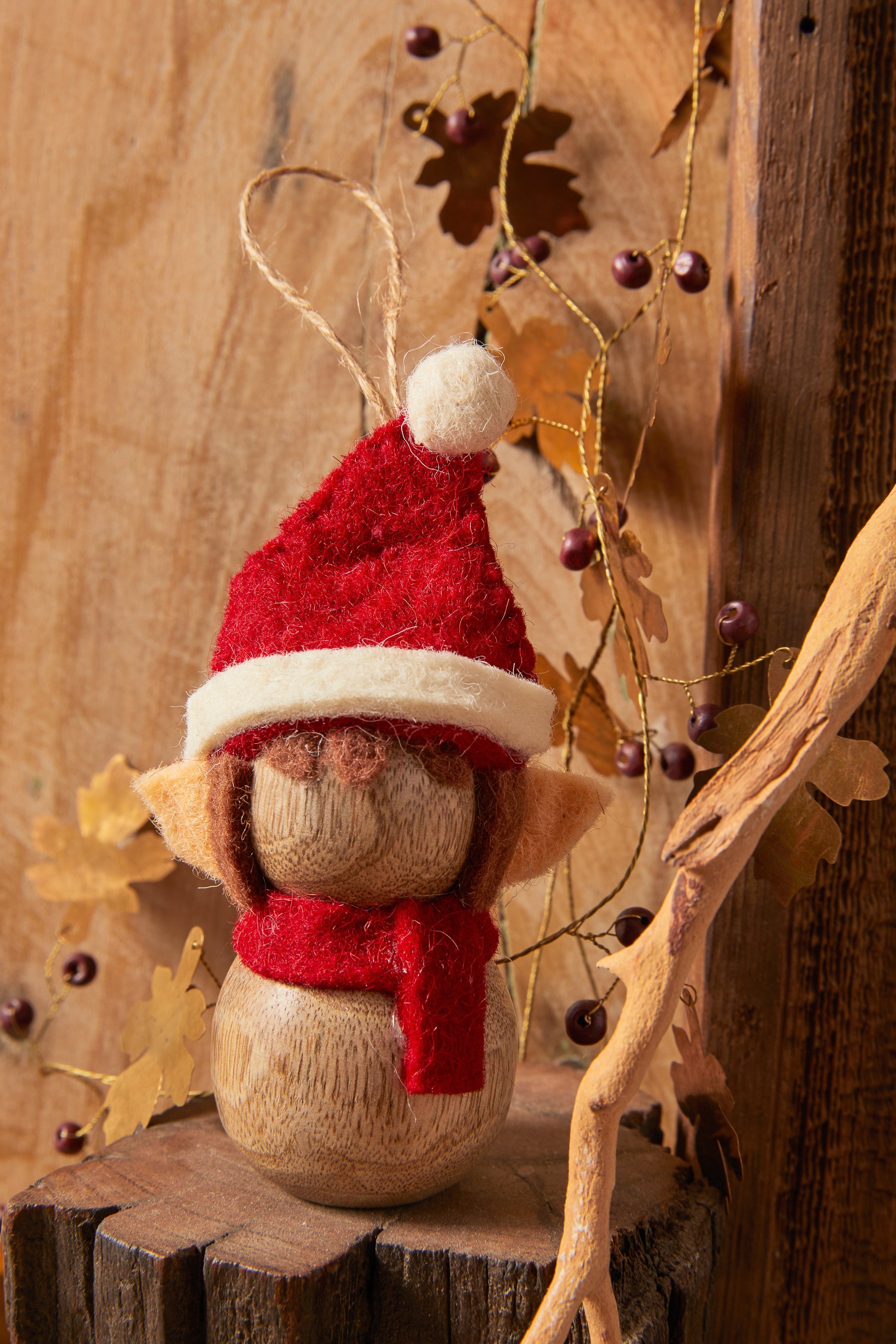 Santa's Helpers Ornaments Set of 2