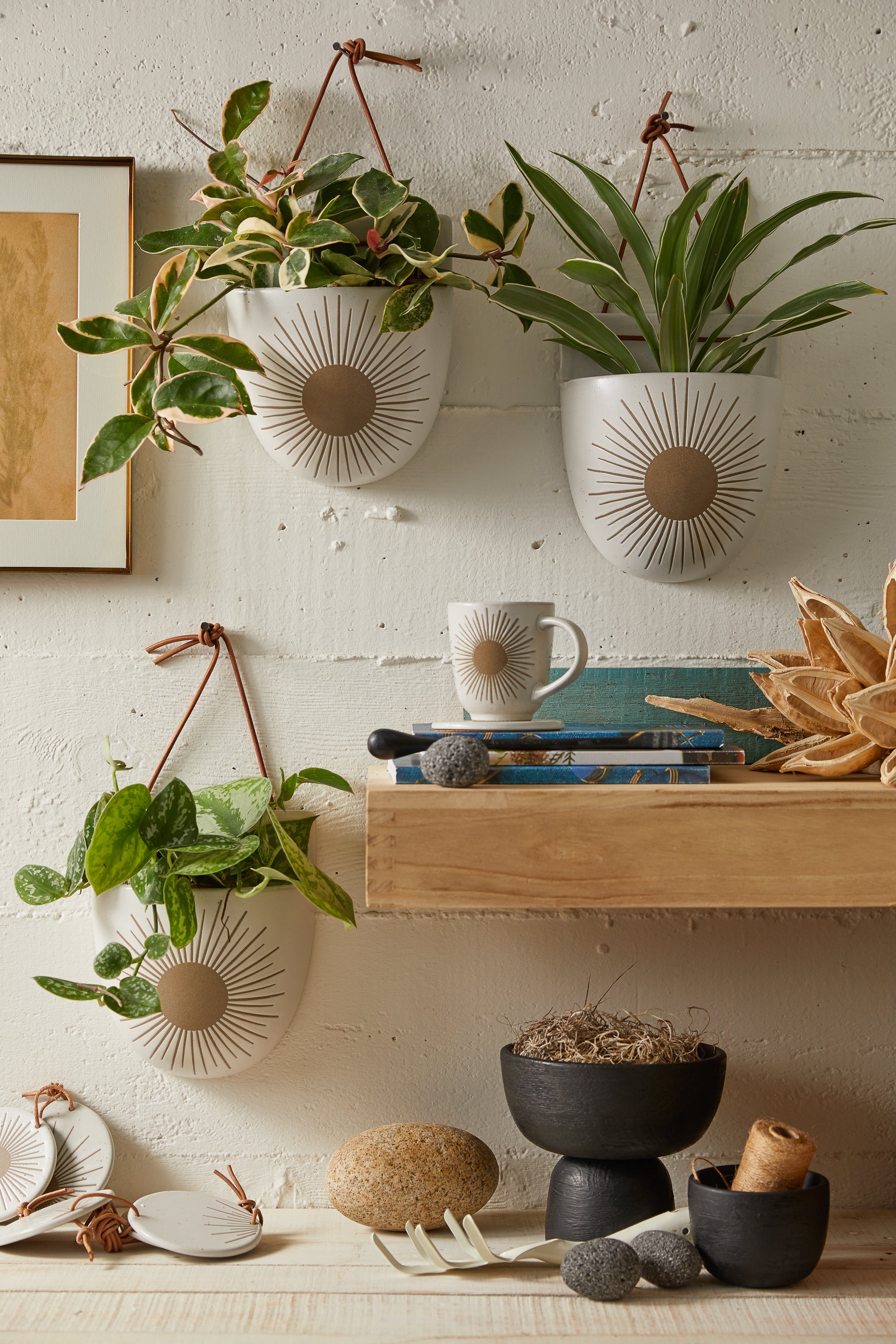 Sunrise-to-Sunset Wall Planter Pocket