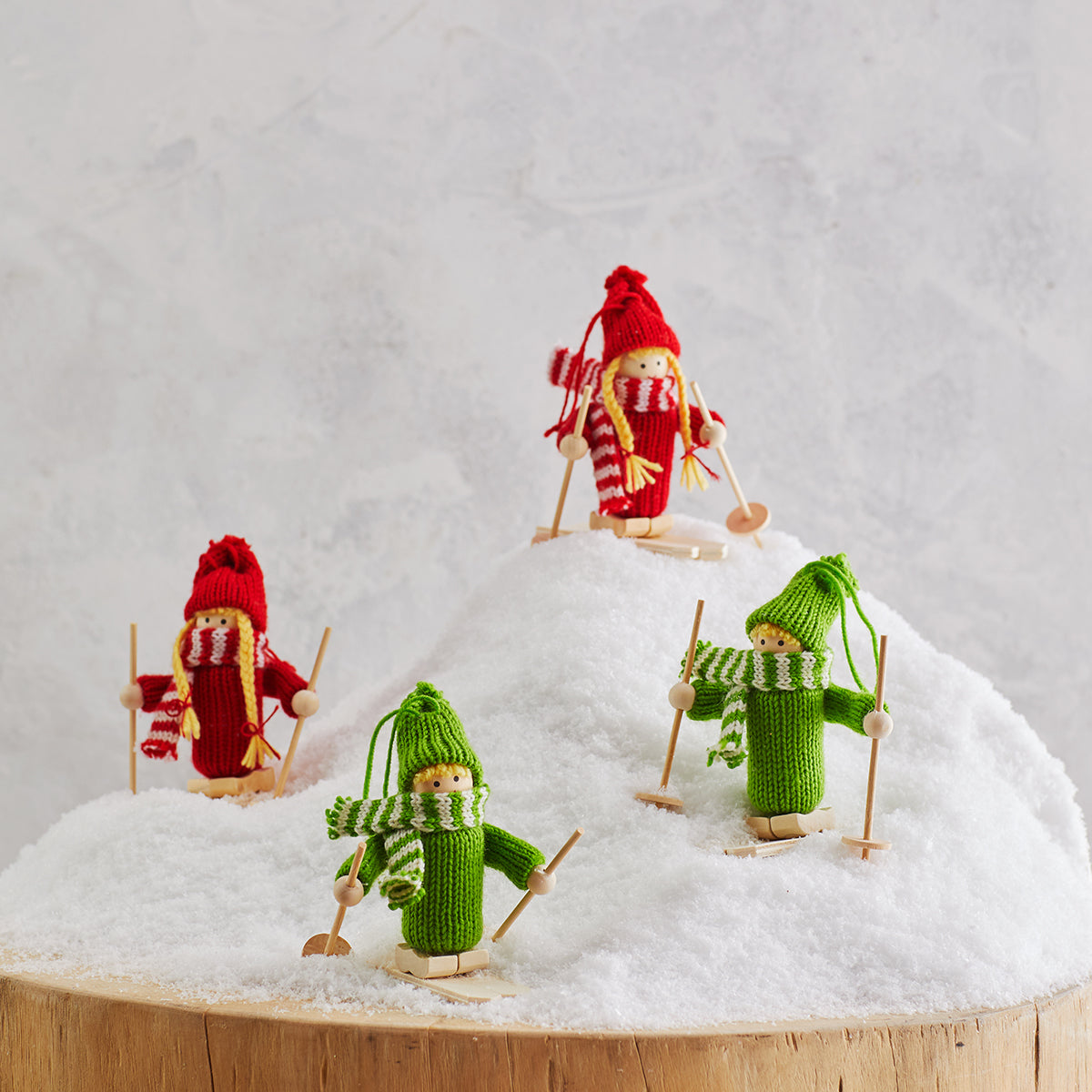 Swedish Snow Kids Ornaments Set of 2